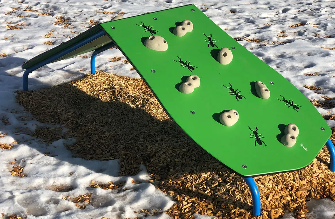 Small rock wall playground at Coronado Elementary School
